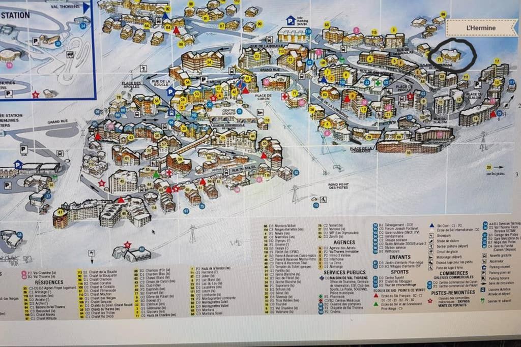 Chalet L'Hermine Val Thorens Buitenkant foto